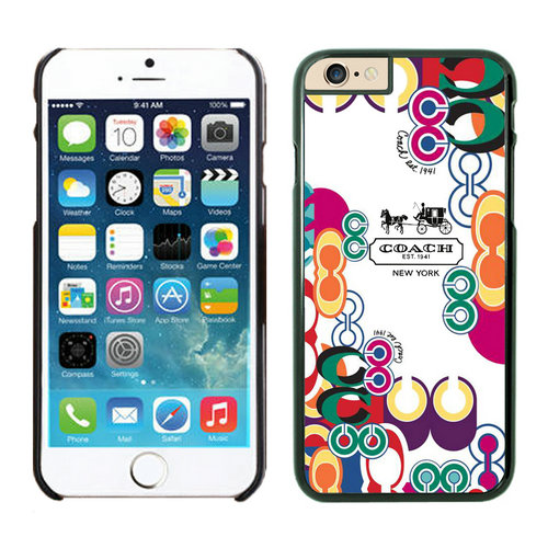 Coach Logo Monogram Multicolor iPhone 6 Cases FAL | Women - Click Image to Close